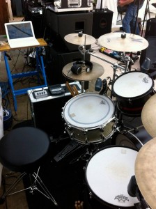 25th July Drum set up