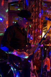 John with his PRS live with Discovered at the Globe, Brentford